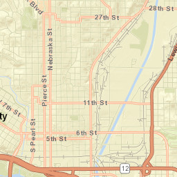 600-698 Douglas Street, Sioux City, IA Street Map