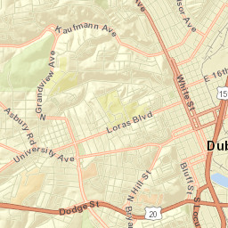 Dubuque Street Map