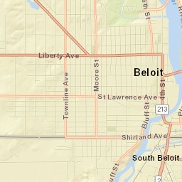 South Beloit Street Map