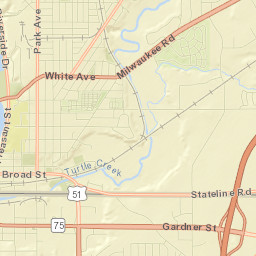 Beloit Street Map