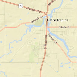 Eaton Rapids Street Map