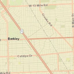 Royal Oak Street Map