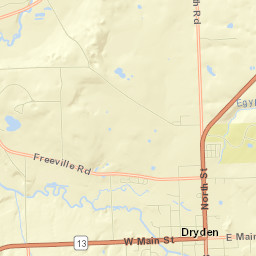 Dryden Street Map