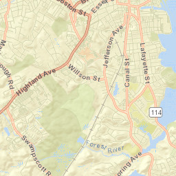 Salem, MA 01970, USA Street Map