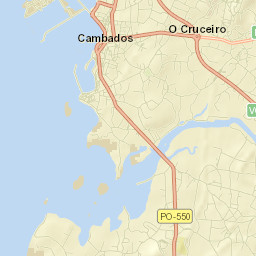 Cambados Street Map
