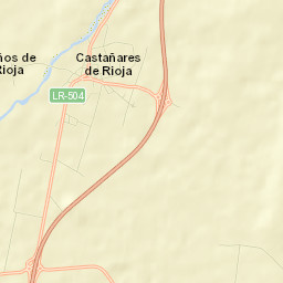 Castañares de Rioja Street Map