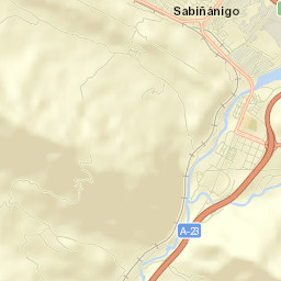 Sabiñánigo Street Map