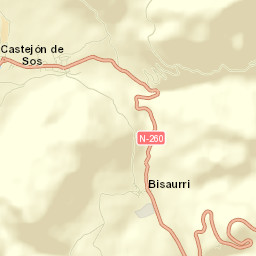 Castejón de Sos Street Map