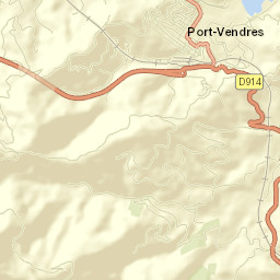Portvendres Street Map