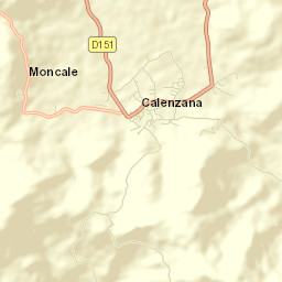 Calenzana Street Map