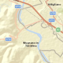 Attigliano Street Map