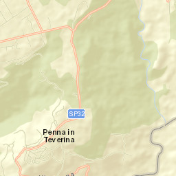 Penna in Teverina Street Map