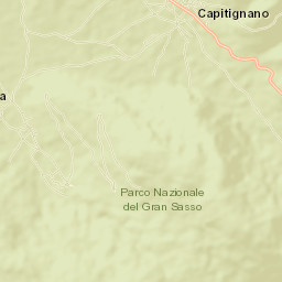 Capitignano Street Map