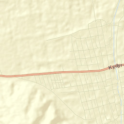 Ak-Suu Street Map