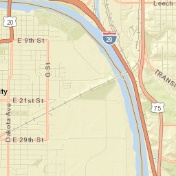 South Sioux City Street Map