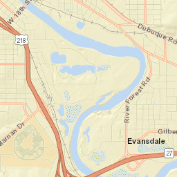 Black Hawk County Street Map