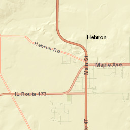 Hebron Street Map