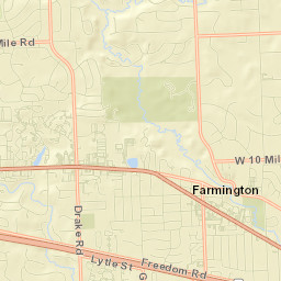 33101-33169 Grand River Avenue Street Map