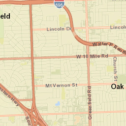 Southfield Street Map