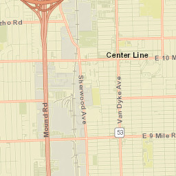 Center Line Street Map