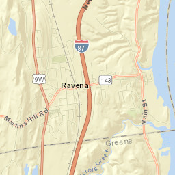 Ravena Street Map