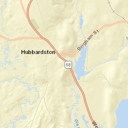 Hubbardston Street Map