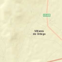 Villares de Órbigo Street Map
