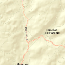 Susinos del Páramo Street Map