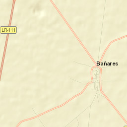 Bañares Street Map