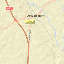 Olite Street Map