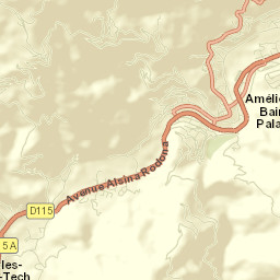 els Banys d'Arles Street Map