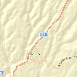 Canino Street Map