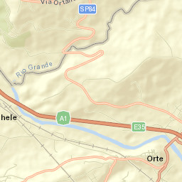 Orte Street Map