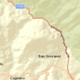 Cagnano Amiterno Street Map