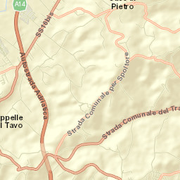 Cappelle sul Tavo Street Map