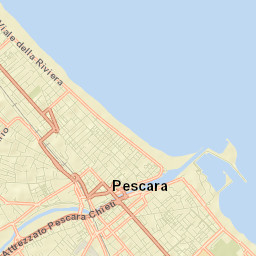 Pescara Street Map
