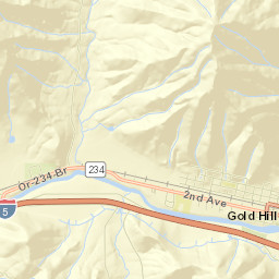Gold Hill Street Map