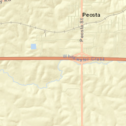 Peosta Street Map