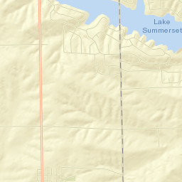 Lake Summerset Street Map