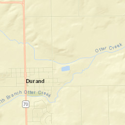 Durand Street Map