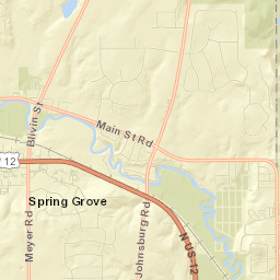 Spring Grove Street Map