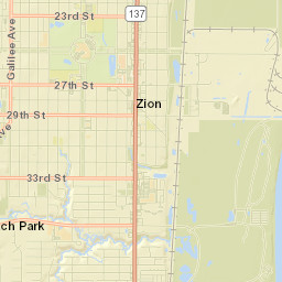 Zion Street Map
