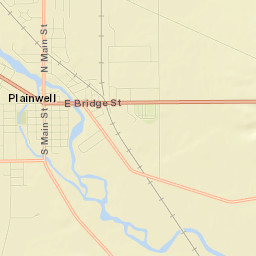 Plainwell Street Map