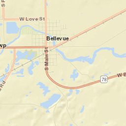 Bellevue Street Map