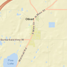 Olivet Street Map