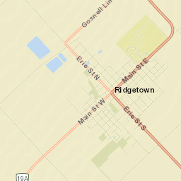 Ridgetown Street Map