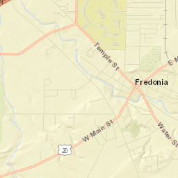 Fredonia Street Map