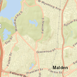 Malden Street Map
