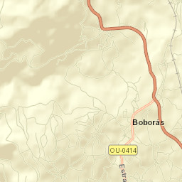 Boborás Street Map