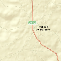 Pedrosa del Páramo Street Map